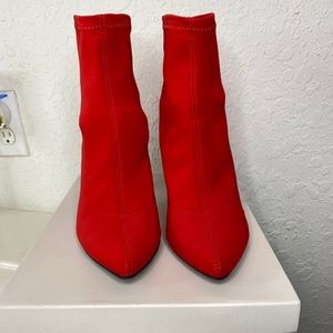 Red Heel Boots